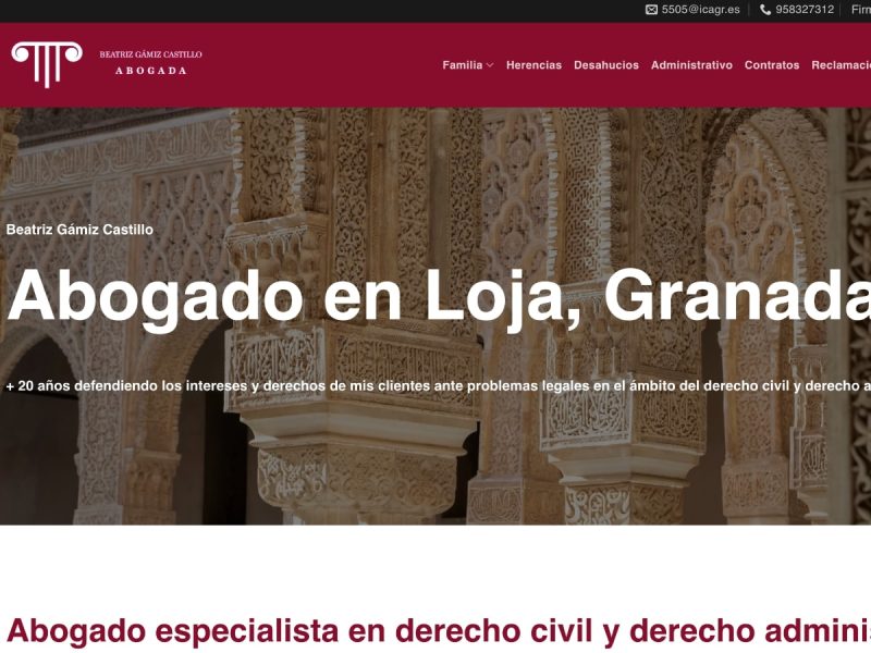 Beatriz Gámiz Castillo Abogada